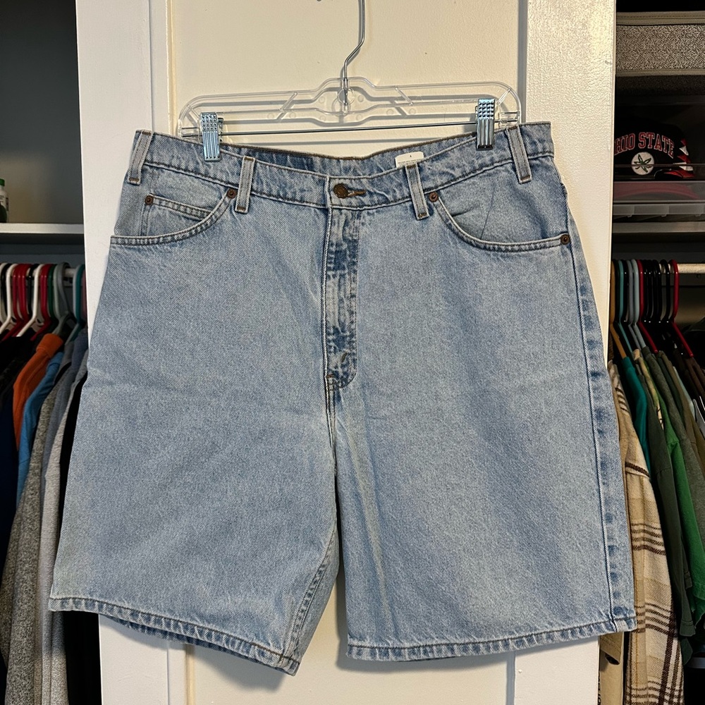 Vintage Orange Tab Relaxed Fit Levi 550 Jorts